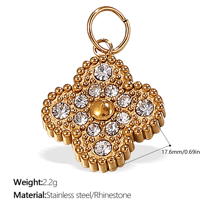 Wholesale DIY Stainless Steel Gold-Plated Necklace Pendant