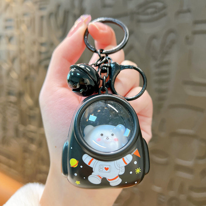 Wholesale Cute Bear Schoolbag Night Light Keychain JDC-KC-YanG011