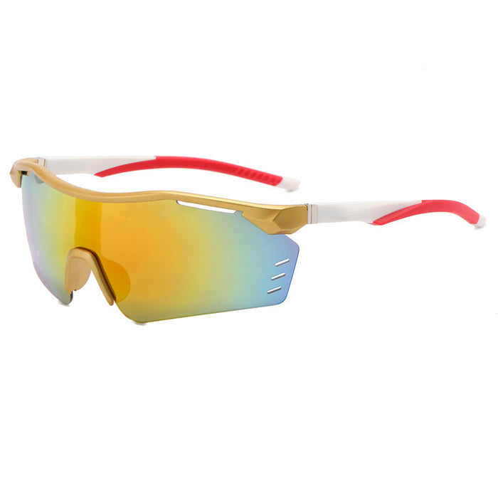 Wholesale Outdoor new cycling sports sunglasses, personalized and fashionable windproof goggles, UV resistant sunglasses