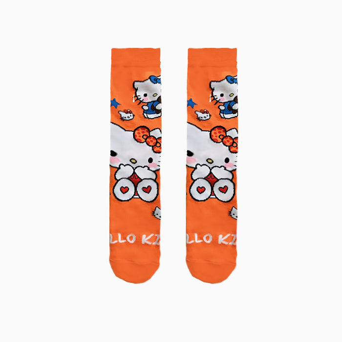 Wholesale Cotton All-Season Cartoon Mid-Calf Socks