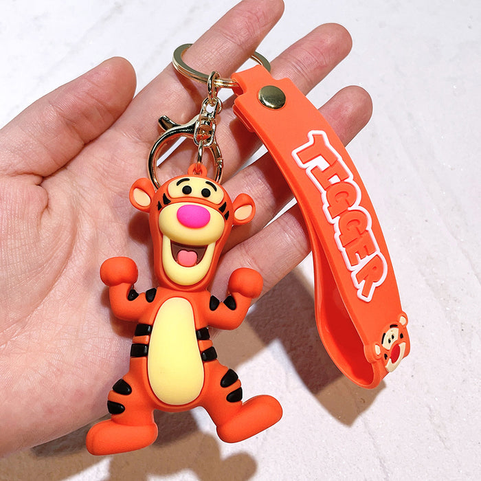 Wholesale Cartoon doll keychain,  cute bag charm,  silicone