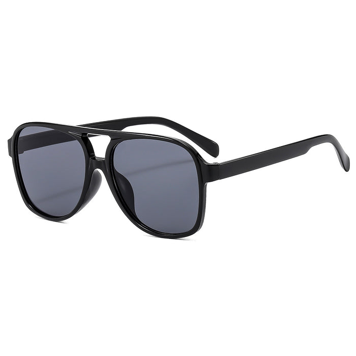 Wholesale Large Frame  Double Beam Sunglasses
