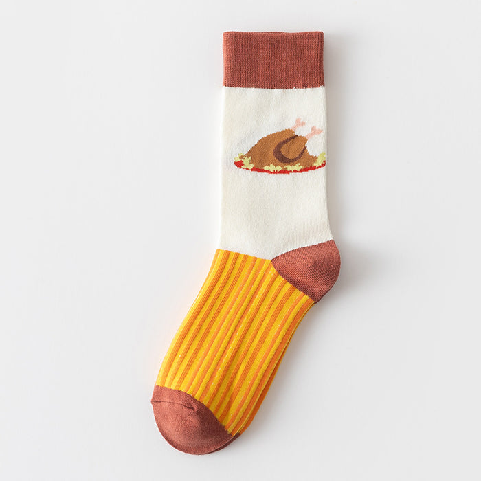 Wholesale Trendy mid tube cotton socks, street style long socks