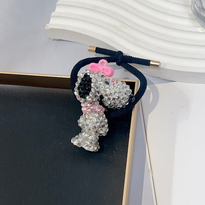 Wholesale full diamond hairpin rhinestone hair band cute cartoon hair tie cover