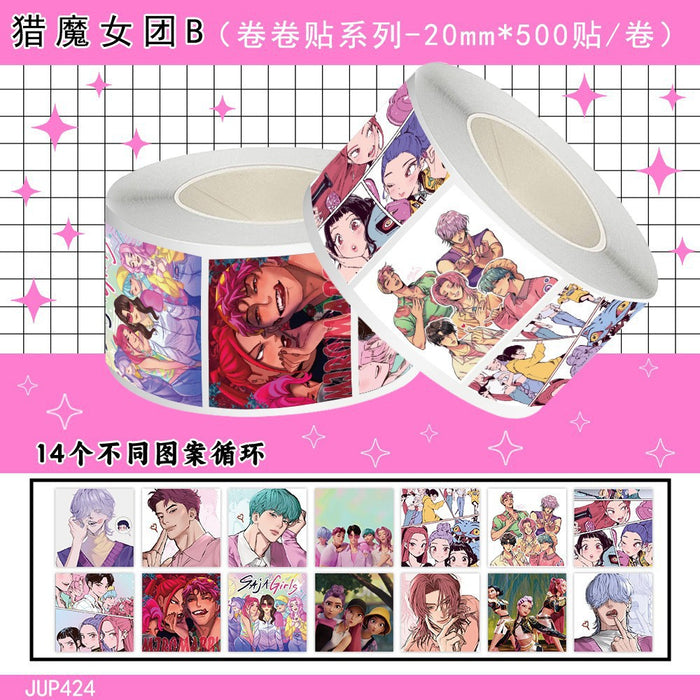 Wholesale Roll stickers sealing stickers Polaroid DIY material water bottle stickers