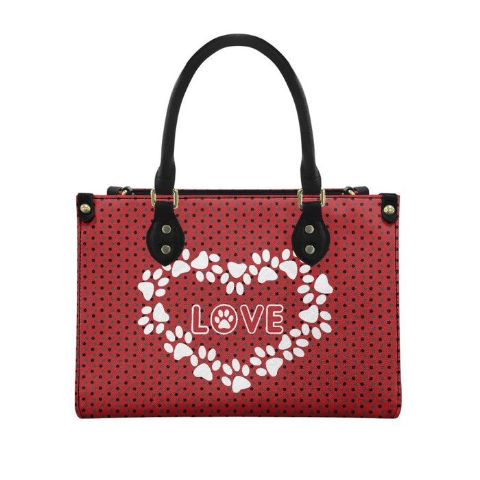 Wholesale Valentine's Day Gift Printed Hand Bag Black Bottom Crossbody Bag Love Handbag Shoulder Bag