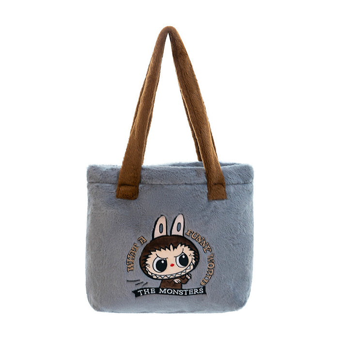 Wholesale Color Rags Plush Bag Children' s Casual Doll Bag Girl' s Cartoon Creative Snacks Portable Shoulder Bag