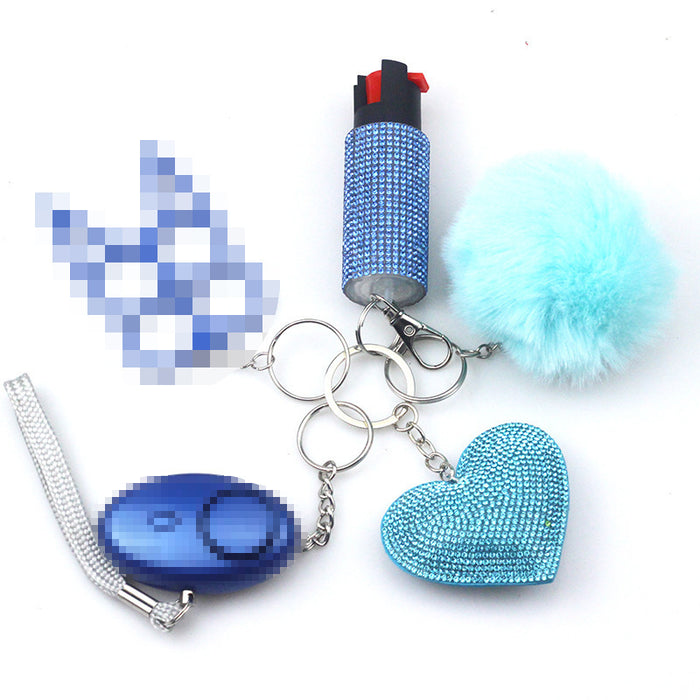 Wholesale Multifunctional Love Diamond 5-piece Keychain JDC-KC-TouMS037