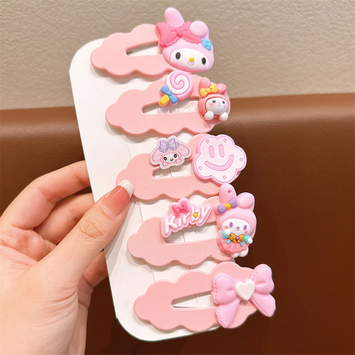 Wholesale Cartoon Children's Soft Glue Hair Clip Set JDC-HC-Jiangx001