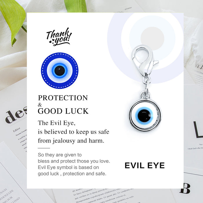 Wholesale PROTECTION GOOD LUCK Diamond-encrusted Evil Eye Keychain