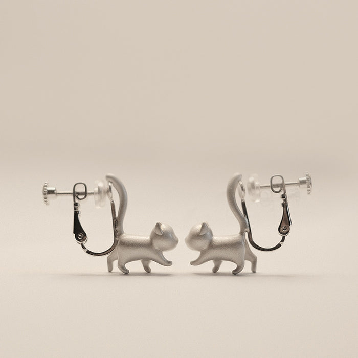 Wholesale cat cat cute style earrings female niche earrings