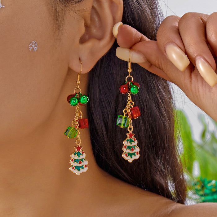Wholesale Christmas Tassel Fashionable and Simple Earrings