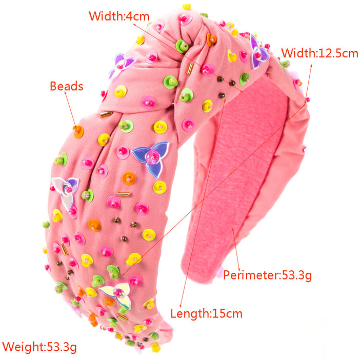 Wholesale Valentine' s Day heart-shaped decorative wide headband