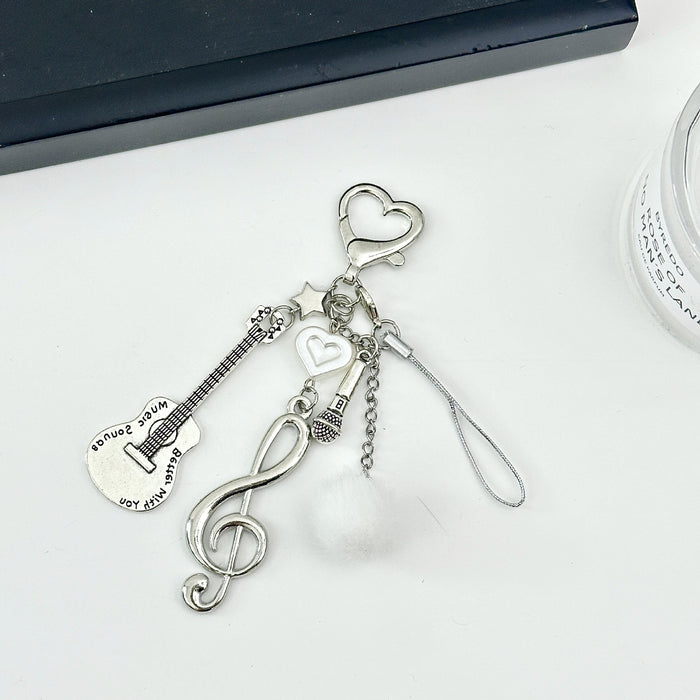 Wholesale Peach Heart Keychain Women's Exquisite Love Key Pendant  Bag Hanging Accessories