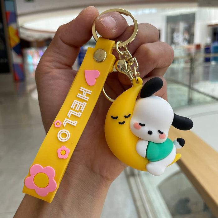 Wholesale Keychain Cute Doll Bag Pendant Car Keychain Ring