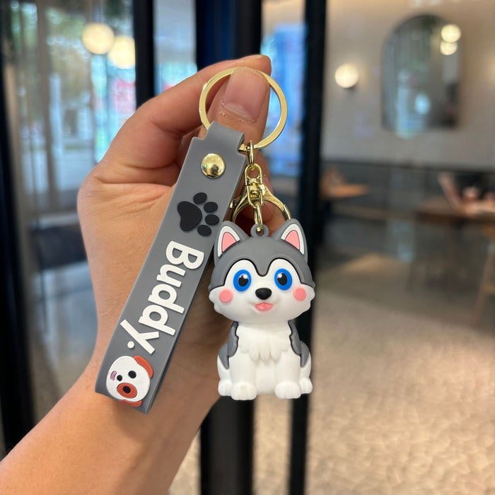 Wholesale Cute animal plush keychain