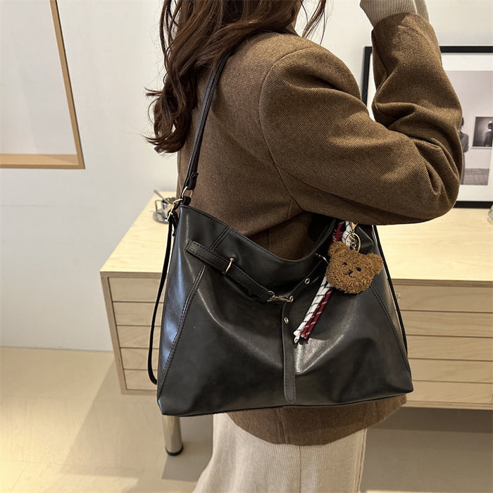 Wholesale Retro large capacity backpack, new personalized and fashionable style, single shoulder crossbody bag, tote bag