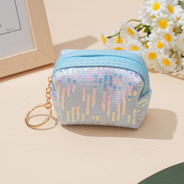 Wholesale Polyester Embroidered Sequins Cute Coin Purse JDC-WT-YuanYi003