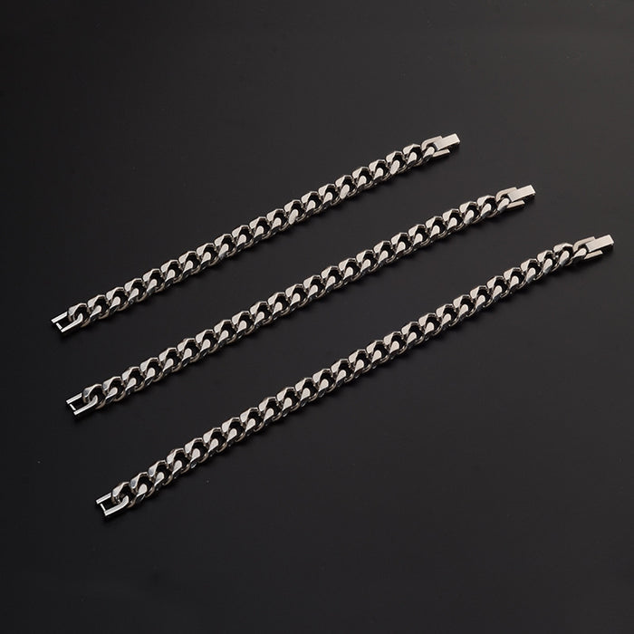 Wholesale Bracelet titanium steel simple bracelet boys and girls chain