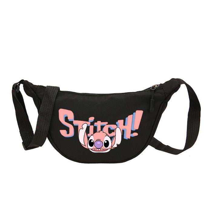 Wholesale Cartoon Print Nylon Crossbody Bag Women' s Bag Dumpling Bag Lightweight Simple Commuting