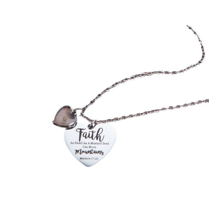 Wholesale Stainless steel necklace, heart-shaped necklace, stainless steel necklace