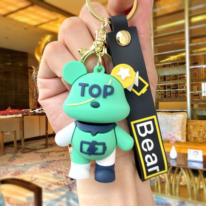 Wholesale Silicone Cartoon Doll Keychain JDC-KC-MingT200