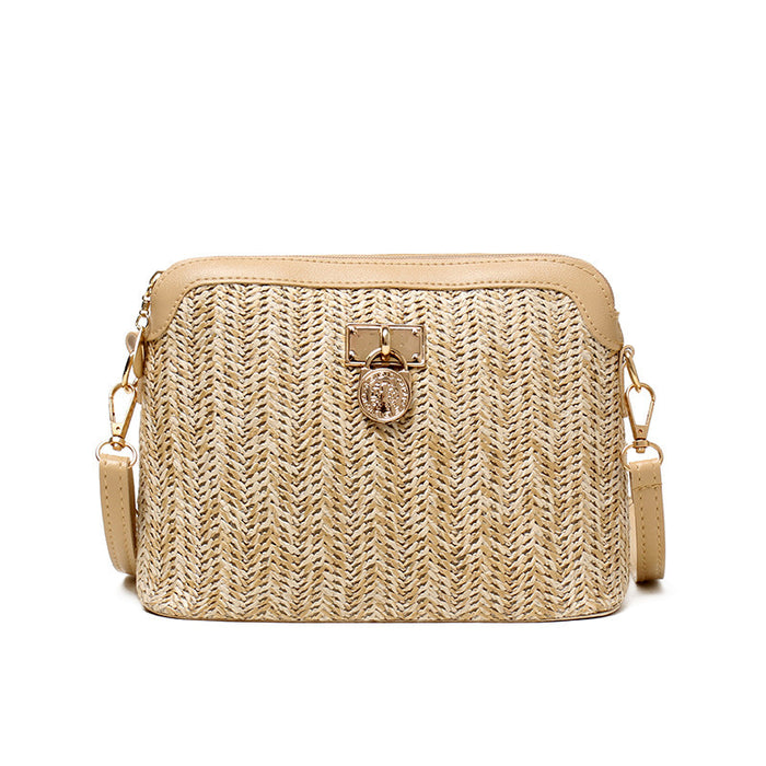 Wholesale Shell Straw Simple Shoulder Bag JDC-SD-SYuan005