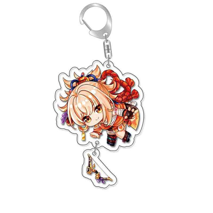 Wholesale Anime peripheral Yuan acrylic keychain accessory