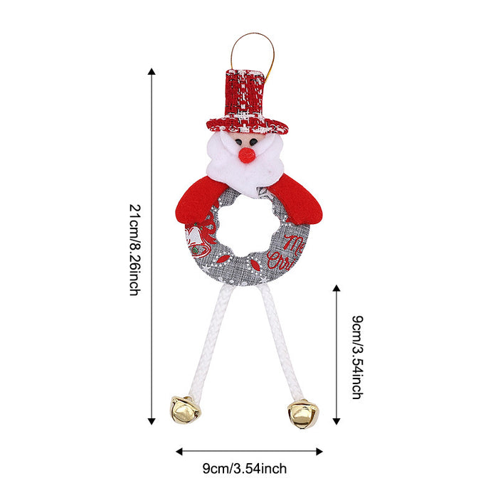 Wholesale Christmas tree decoration pendants mini Christmas tree five-pointed star ornaments party atmosphere window display