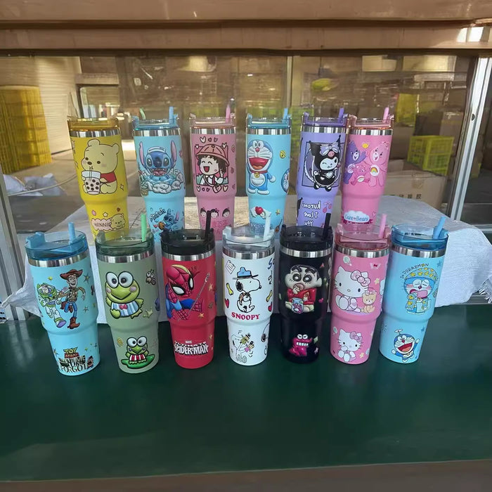 Wholesale Cartoon Pattern Stainless Steel Tumbler Vacuum Insulated Coffee Cup JDC-CUP-Dongnuan001