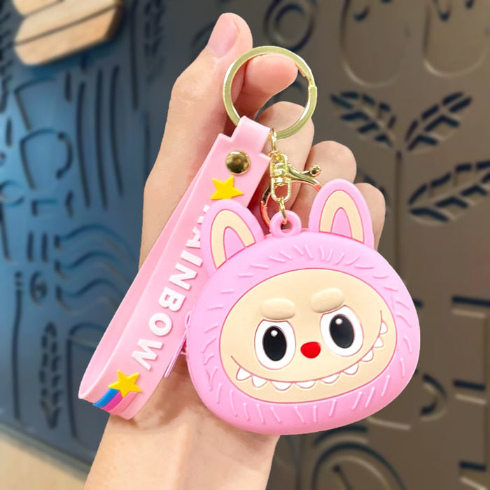 Wholesale Creative  Coin Purse Keychain School Bag Small Pendant Card Holder Lipstick Key Chain Kidsren' s Reward Small Gift