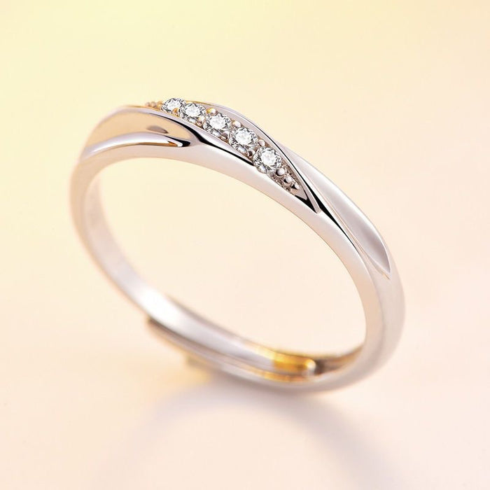 Wholesale Silver Plated Pair Ring