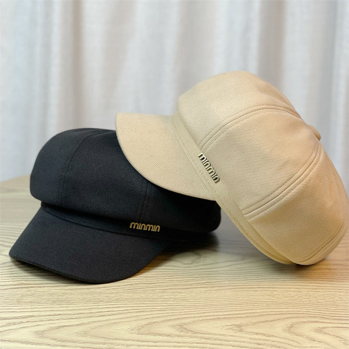 Wholesale beret slimming small head circumference artistic peaked cap painter hat