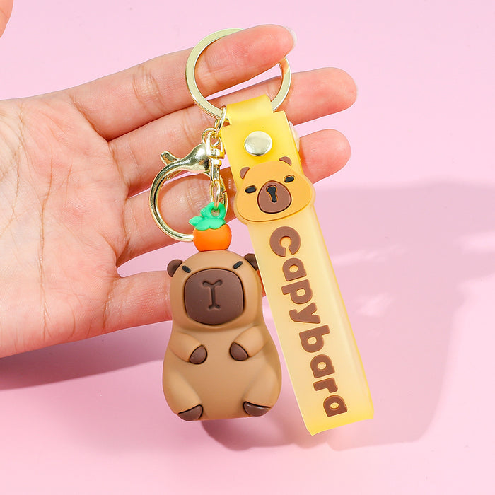 Wholesale  Capybara Small Pendant Doll Keychain