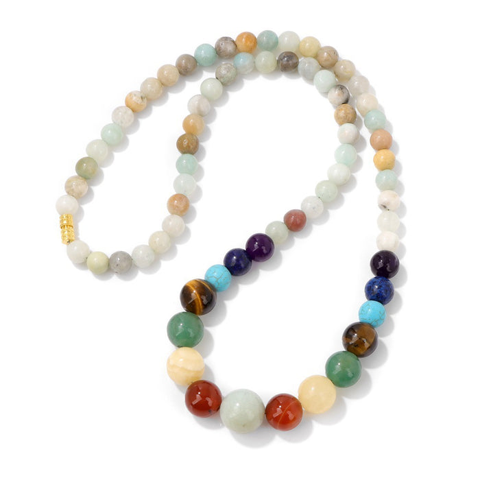 Wholesale Handmade necklace with colorful stone beads