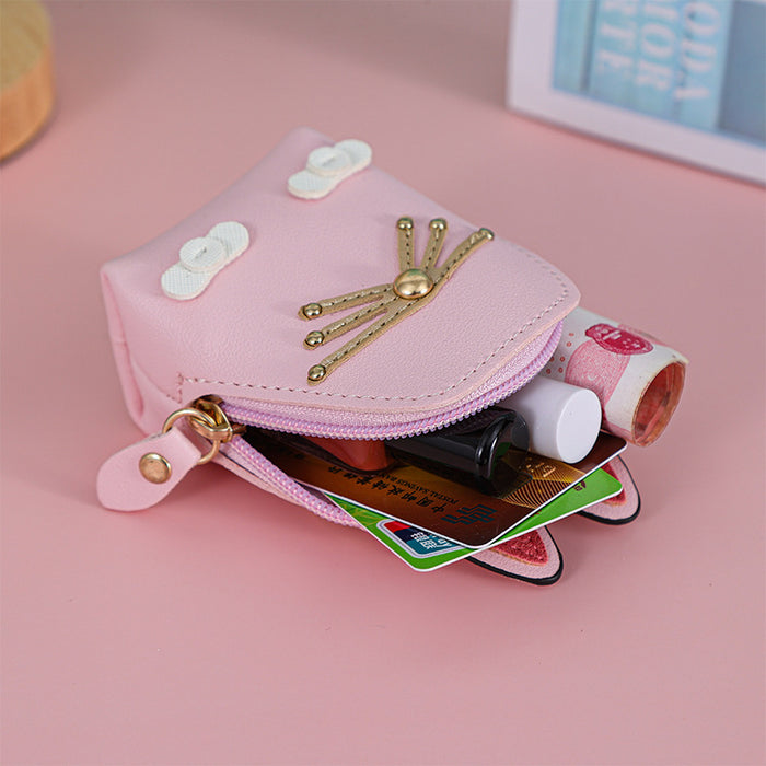 Wholesale Coin Purse Women's Mini Small Cute Cartoon Student Portable Coin Key Waterproof Small Wallet