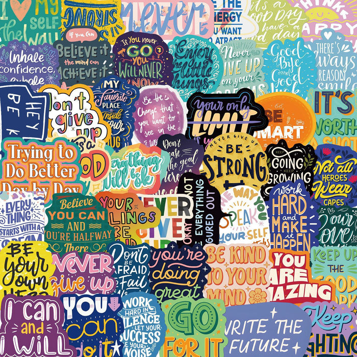 Wholesale 50pcsWaterproof,  removable,  non-repeatable stickers for luggage and notebooks