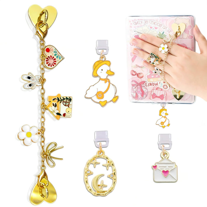 Wholesale Valentine' s Day pendant,  bow,  phone dust plug,  heart-shaped stand