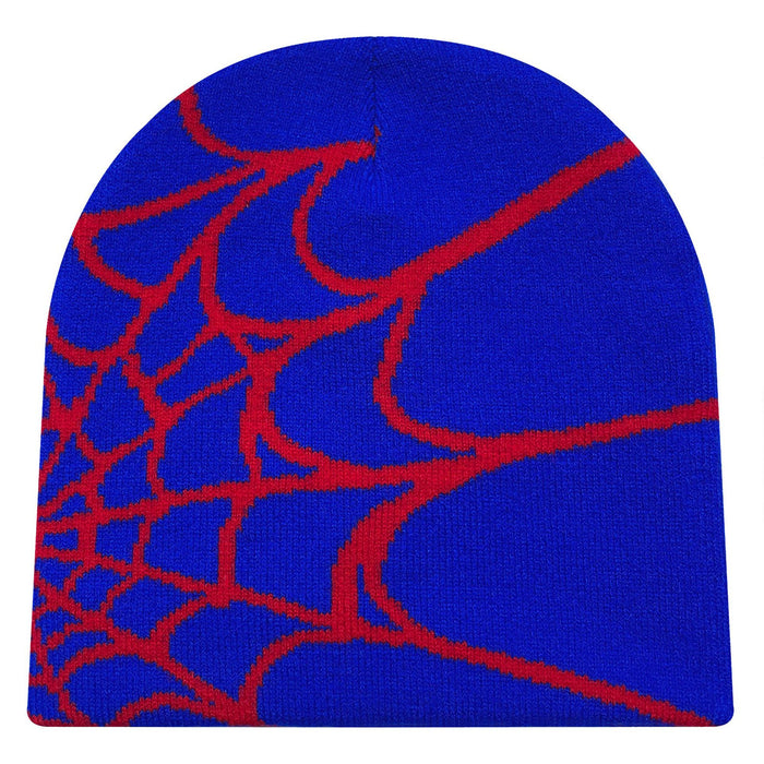 Wholesale Acrylic Spider Web Jacquard Yarn Knitted Hat JDC-FH-Mingw003