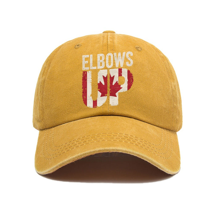 Wholesale Washed retro printed baseball cap and duckbill cap