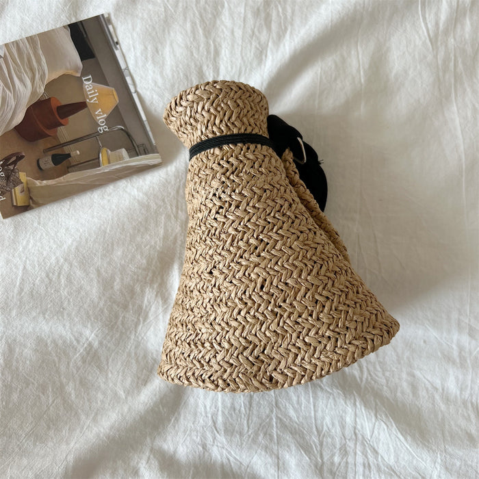 Wholesale Large-Brimmed Empty-Top Straw Hat for Women  Breathable Sunshade