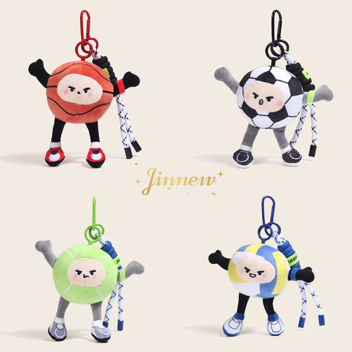 Wholesale plush sports events cartoon peripheral keychain