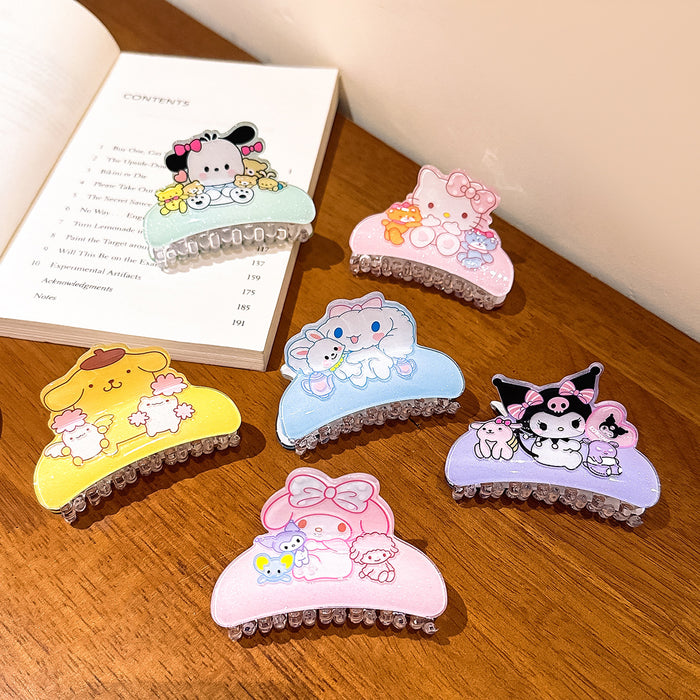 Wholesale Cute Cartoon Acrylic Hair Clips JDC-HC-HuiDi003