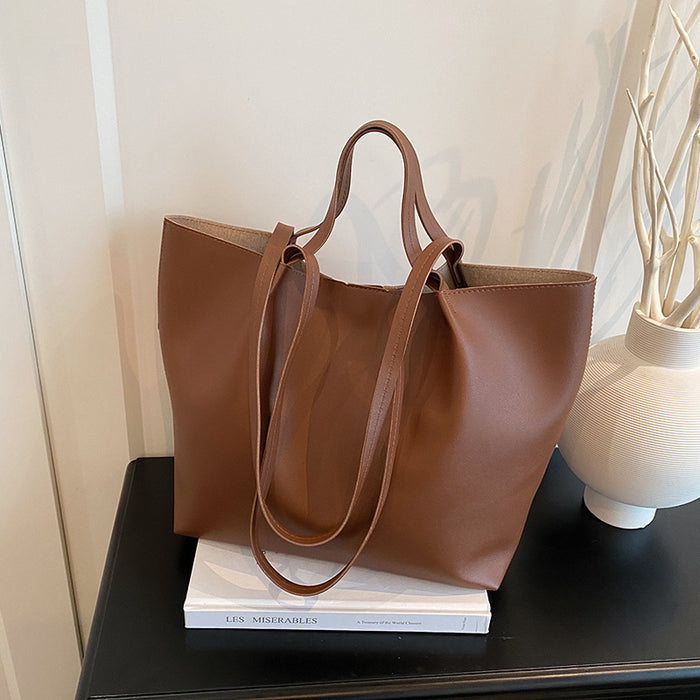 Wholesale Large underarm bag for women,  new style,  high-end solid color,  versatile handbag,  shoulder bag,  large capacity commuter tote bag