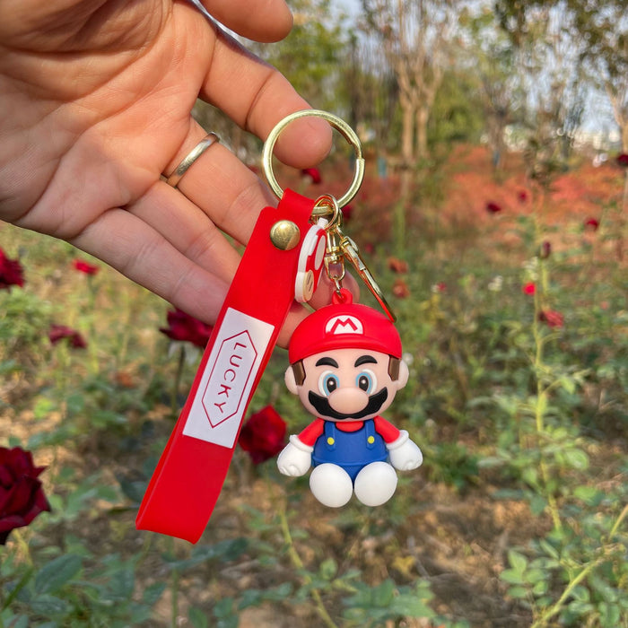 Wholesale Cartoon Cute Anime Soft Rubber 3D Doll PVC Keychain Bag Pendant