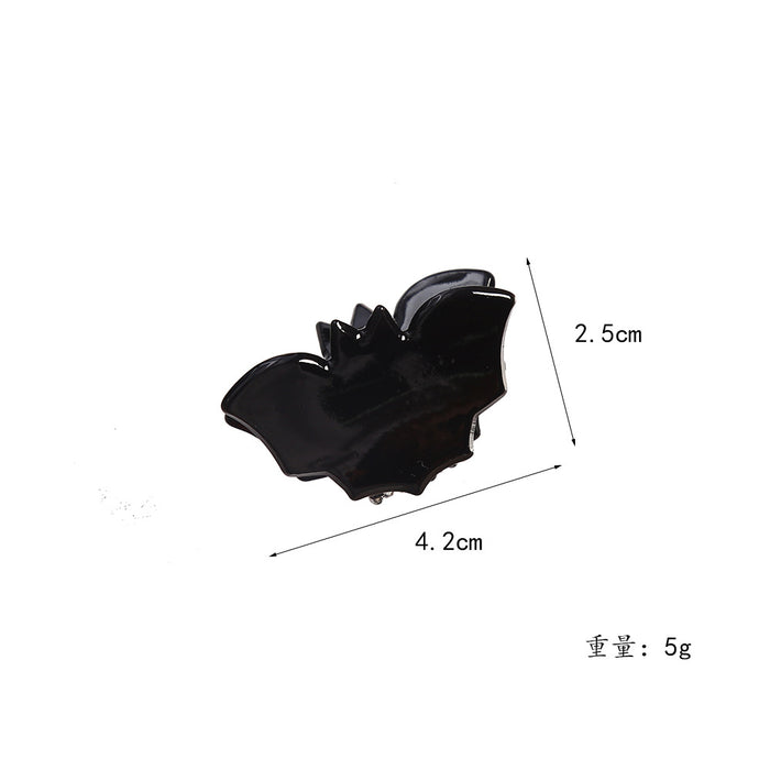 Wholesale Glow in the Dark Ghost Bat Black Cat Acetate Hair Claw Clip