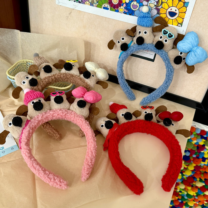 Wholesale  Sweet and Cute Cartoon Puppy  Headbands