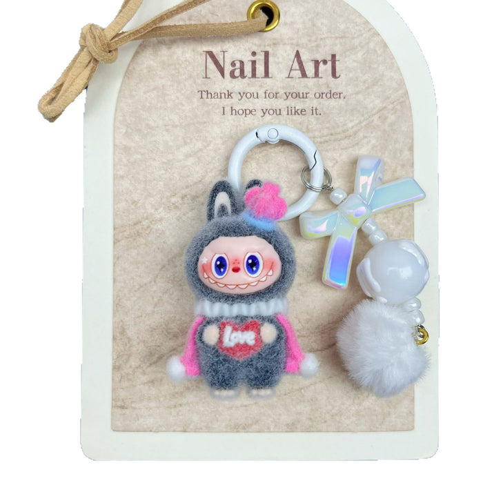 Wholesale Flocked King Figurine Keychain