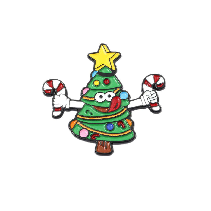 Wholesale Christmas Series Cartoon Brooch Christmas