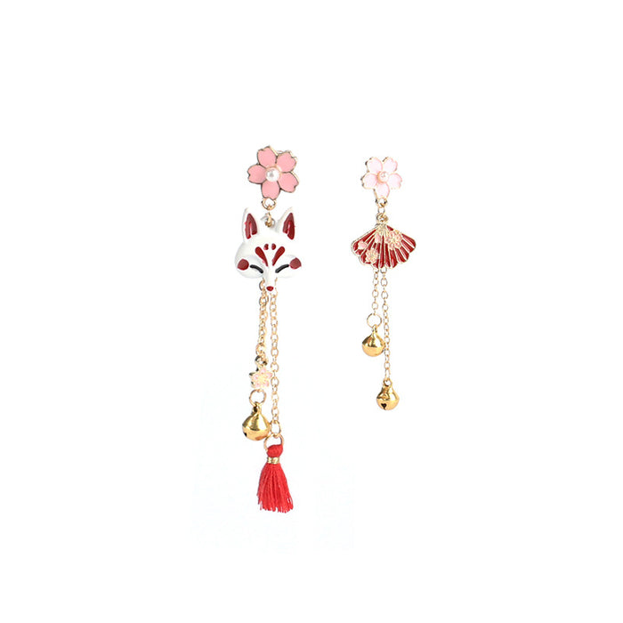 Wholesale  Needle Floral Cartoon  Earrings Long Tassel Women's Jewelry